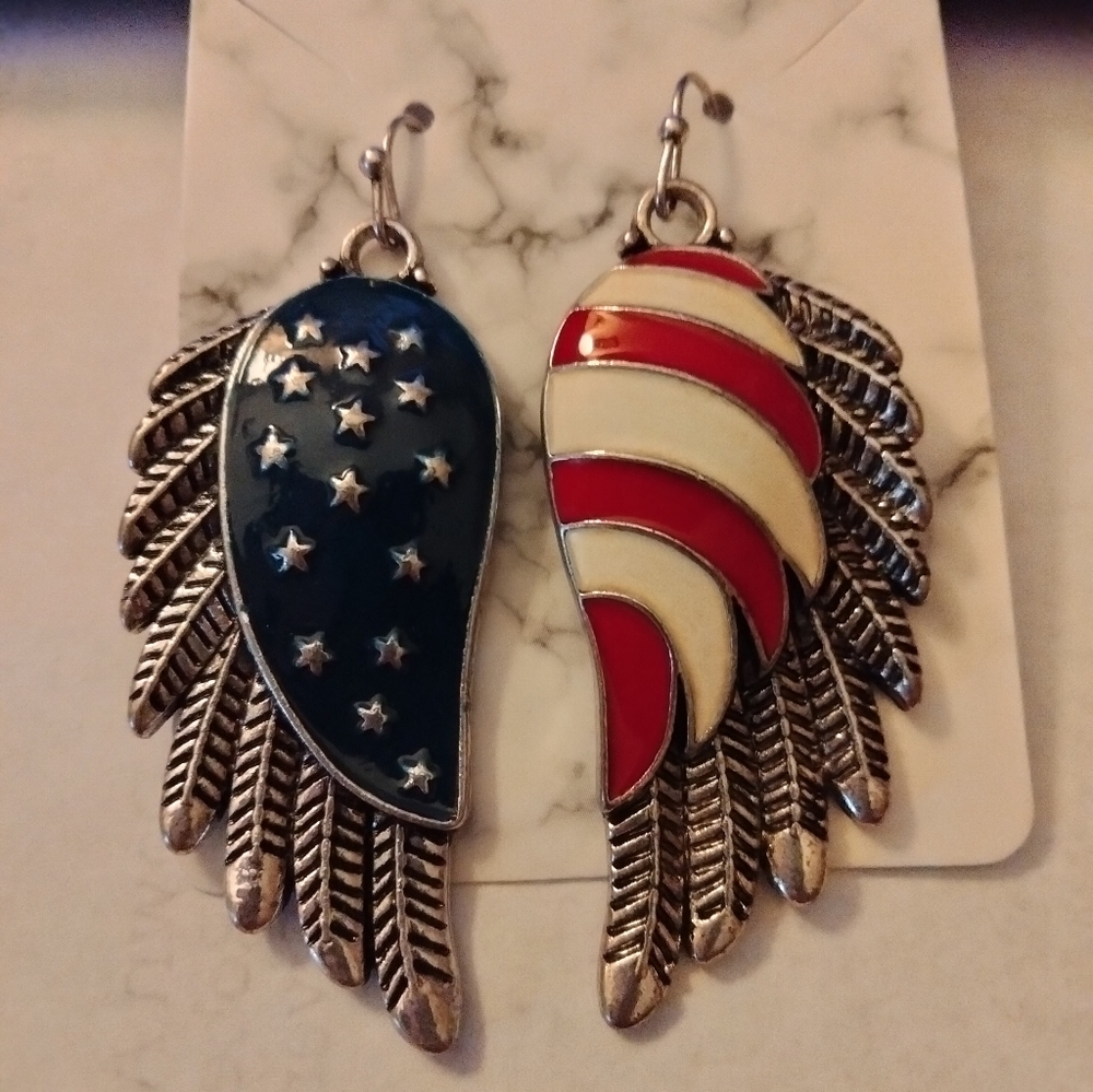 Feather earrings